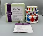 Scentsy It's Party Birthday Cake Full Size Premium Wax Warmer Nib Fun Colorful. Fixed Price $18.00.