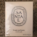 Diptyque Santal Scented Candle Sandalwood White Wax 190G 6.5OZ. Fixed Price $190.00.