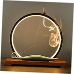 Dobehome Backflow Incense Burner With Led Light Ring, Ceramic, Brown. Fixed Price $66.54.