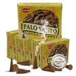Palo Santo Incense Cones And Burner Holder Bundle From Hem Trumiri Fo.... Fixed Price $15.04.