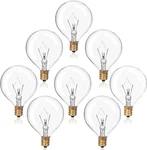 8 Pack 40 Watt Wax Warmer Bulbs Replacement Light For Full Size Scentsy. Fixed Price $10.83.
