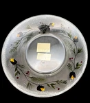 Yankee Candle Winter Pine Cone & Berries Snow Glass Under Plate 2011. Fixed Price $9.90.