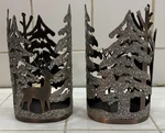 Bath & Body Works Christmas Decor Soap Holders Deer In The Woods Holiday 2PC. Fixed Price $24.99.