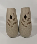 Set Of 2 Glade Automatic Air Freshener Spray Dispenser Holder Stone Tan Leaf. Fixed Price $28.00.