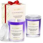 Lavender Gift Set 2 Pack Wood Wick Soy Wax Scented Candles With. Fixed Price $35.64.