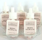 Bath Body Works Home Brown Sugar & Fig Wallflower Refill Bulbs, New X 5. Fixed Price $63.99.