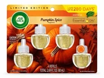 Air Wick Pumpkin Spice Plug Refills 4 Pack Essential Oils Limited. Fixed Price $12.99.