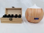Art Naturals Bluetooth Diffuser And Pura D'or Organic Essential Oils Set. Fixed Price $53.10.
