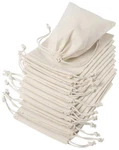 Cotton Muslin Drawstring Bags 5X7 Inch 12 Pack Unbleached Natural. Fixed Price $28.99.