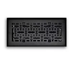T.a. Industries 4" X 10" Modern Contempo Floor Diffuser Matte Black 7 Pack. Fixed Price $39.99.