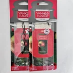 Yankee Candle Car Jar Air Freshener Fragrance-infused Paperboard Macintosh 2 Pk. Fixed Price $5.49.