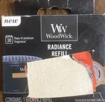 Genuine Woodwick Radiance Refill - Humidor Scent. Fixed Price $13.00.