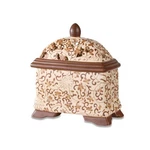 Brown Ceramic Filigree Greenleaf Fragrance Oil Diffuser Aroma Decor. Fixed Price $45.00.