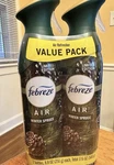 Febreze Limited Edition Spray Winter Spruce 2 Cans Each 8.8 Oz Eliminates Odors. Fixed Price $15.99.
