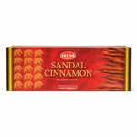Incense Sticks Hem Sandalwood Cinnamon 120CT 6 Pack Box Hand-rolled India. Fixed Price $9.99.