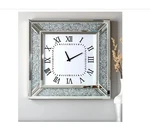Shyfoy Deorative Wall Clock, 24 Inch Large Mirrored For Living Roo.... Fixed Price $156.04.