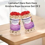 LAMATAR1 Natural Harey Ram Krishna Rope Incense Set Of 2 Fragrance. Fixed Price $11.99.