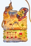 Avon Holiday Plug-in Diffuser Ceramic Reindeer House W Scented Oil 1982 Nib. Fixed Price $15.00.