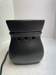 Scentsy Wax Warmer Square Classic Curve Black Satin Rounded Full Size. Fixed Price $19.20.