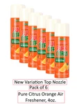 Pure Citrus Spray 4 Oz. Car Air Freshener, Orange (6-PACK) Free Shipping. Fixed Price $39.99.