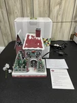 Scentsy Snowed Wax Warmer Winter House Bottle Brush Trees W/box & Bulb. Fixed Price $55.00.