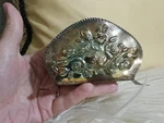 Vintage Metal Napkin Holder Flower Rose Design (H4) NS#8745. Fixed Price $12.00.