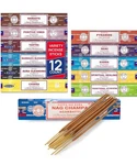 Satya Incense Sticks Assorted Fragrances Pack Of 12 Set #3. Fixed Price $14.99.