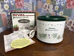 Vintage Rival Potpourri Crock Electric Simmer 3209 Gr. Fixed Price $31.60.