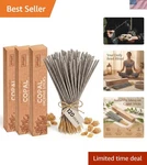 Copal Incense Sticks - 120 Handmade For Relaxation & Emotional Balance. Fixed Price $167.99.