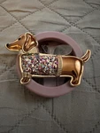 Bath & Body Works Pink Glitter Sweater Dachshund Vent Clip Brand New!. Fixed Price $31.00.