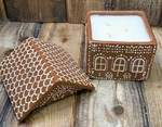 Pottery Barn Gingerbread House Candle Large Scented Spice Christmas. Fixed Price $99.00.