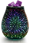 Glass Electric Wax Melt Warmer Oil Burner With Stable Heating Ptc Reusable Silic. Fixed Price $28.23.
