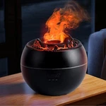 Volcano Fire Flame Aromatherapy Diffuser 360ML Ultrasonic Cool Mist Black. Fixed Price $52.18.