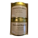 2 3OZ Room Essentials Coconut Blossom Candles With Notes Of Pear Waterlily. Fixed Price $15.00.