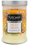 Tuscany Candle Halloween Tricky Treats Sweet Candy Corn 18 Oz Jar With Lid. Fixed Price $29.90.