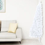 Artificial Half Pre-lit Christmas Tree With Stand Party Decoration Pvc Vidaxl. Fixed Price $67.99.