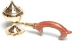 Incense Burner With Wood Handle. Fixed Price $17.94.