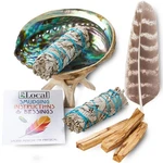 White Sage, Palo Santo, Abalone Shell, Feather For Healing, Purifying, Medita.... Fixed Price $25.99.