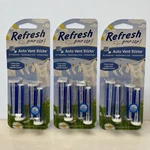 3 X Refresh Your Car - Auto Vent Stick Air Freshener Linen. Fixed Price $16.88.