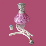 Pink Leopard Scentier Catalytic Fragrance Lamp Art Glass Home Diffuser. Fixed Price $29.99.