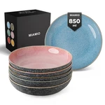 Miamio - Soup Plates Set Of 6 29 Oz / Pasta Bowls Colorful For. Fixed Price $85.33.