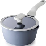 Pricusis Nonstick With Lid, 2 Quart Ceramic Pan, Toxic. Fixed Price $32.18.