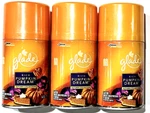 3 Pack Glade Rich Pumpkin Dream Automatic Spray Refills 6.2OZ. Fixed Price $49.99.