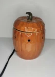 Scentsy Pumpkin Harvest Warmer Retired Discontinued Model Euc EB54 Fall Autumn. Fixed Price $29.08.