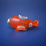 Aromabreeze Scent Fan Fragrance Vintage Red &blue Metal Airplane Candle. Fixed Price $14.99.