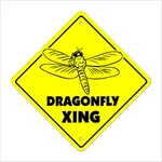 Signmission Dragonfly Crossing Zone Xing Indoor/outdoor 14 Tall Wings. Fixed Price $23.89.