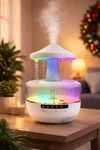 1000ML Bluetooth Aroma Humidifier Raindiffuser Speaker Led Light Quiet Home Room. Fixed Price $39.99.