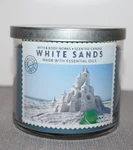 Bath & Body Works White Sand 3-WICK Candle 14.5 Oz. Fixed Price $24.99.