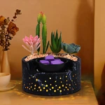 Ceramic Wax Melt Warmer 4-IN-1, Flameless Ptc Heating With 7-COLOR Led Night Lig. Fixed Price $37.30.