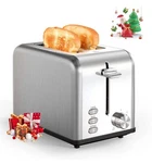 Yssoa 2 Slice Stainless Steel Toaster, 6 Shade Settings And Bagel/defrost/can.... Fixed Price $15.00.